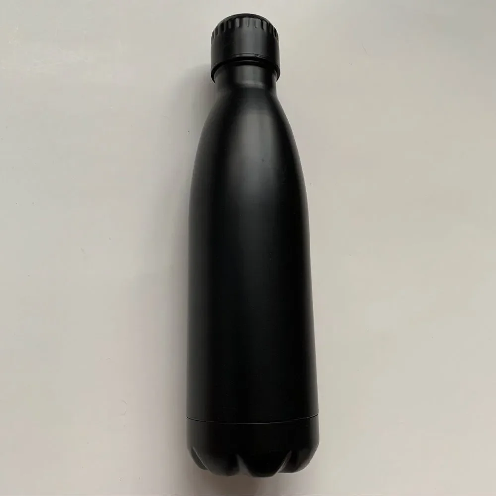17oz Water Bottle Follow Your Gut Country Life Black Vacuum Insulated Screw Lid - Picture 2 of 6